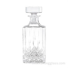 Mini Whiskey Glass Bottle Patterned Glass Bottle